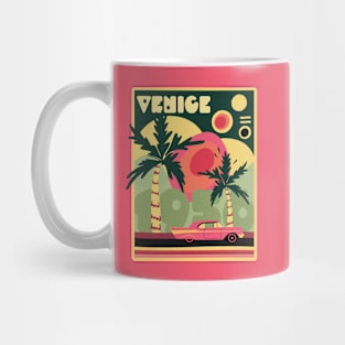 Venice Beach Vintage Matchbook Design Mug